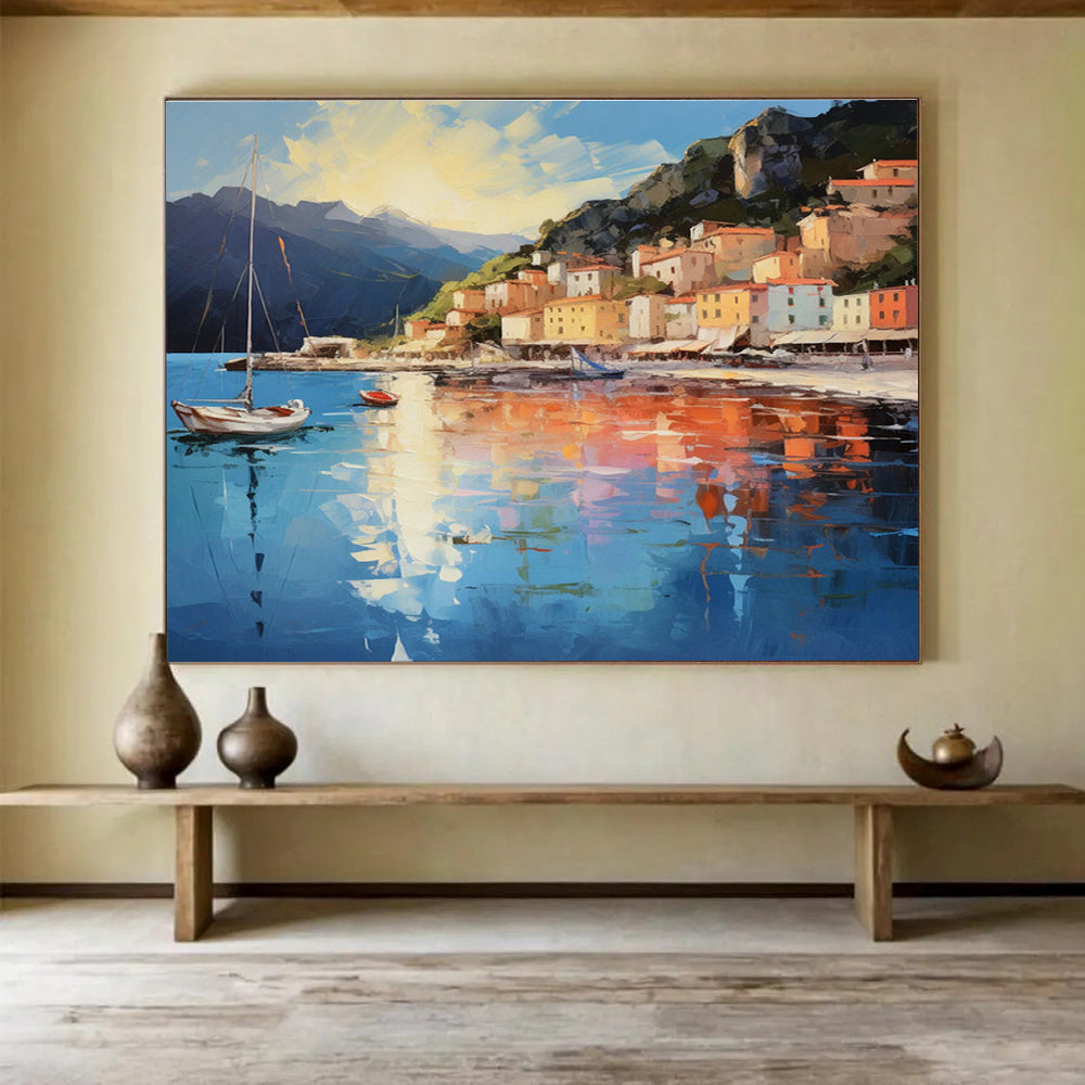 Big Customizable Handmade Abstract Painting for Spa Centers DLZ3261