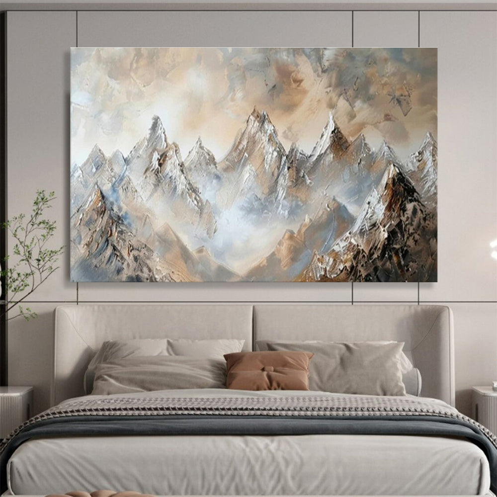 Oversized Custom Hand-Painted Abstract Art for Virtual Reality Content Creation Studio DLZ2850
