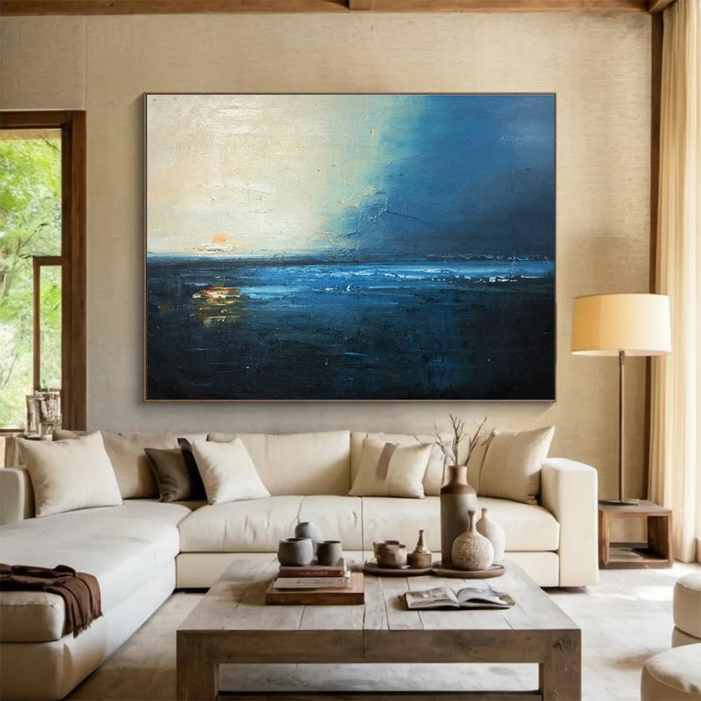 Customized Large-Scale Abstract Hand Painting for Underwater Archaeological Artifact Restoration Workshop DLZ3031