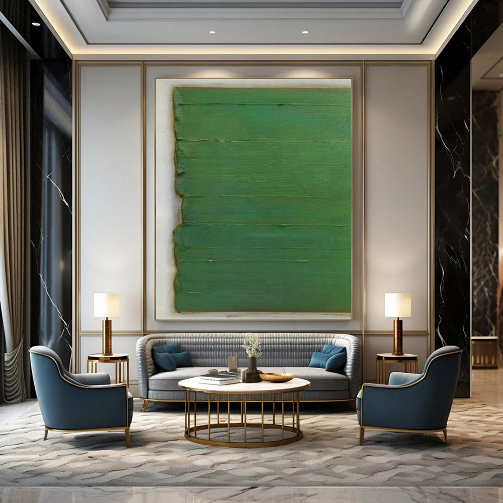 Enormous Custom Hand-Painted Abstract Painting - Artistic Flair for Fashion Design Schools’ Showrooms  DLZ0322