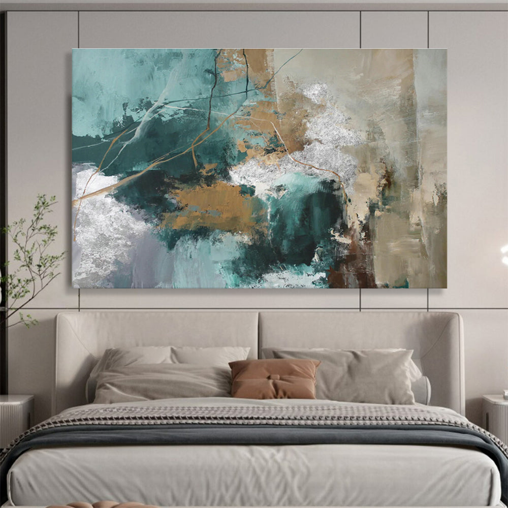 Customized Large-Scale Abstract Hand Painting for Digital Film Archive Preservation Center DLZ2897