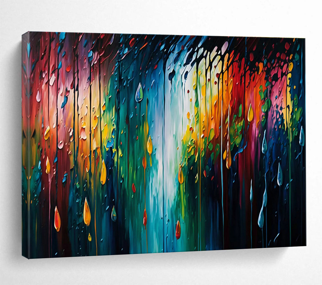 Oversized Handmade Abstract Canvas, Customizable for Bedroom Decor DLZ3251