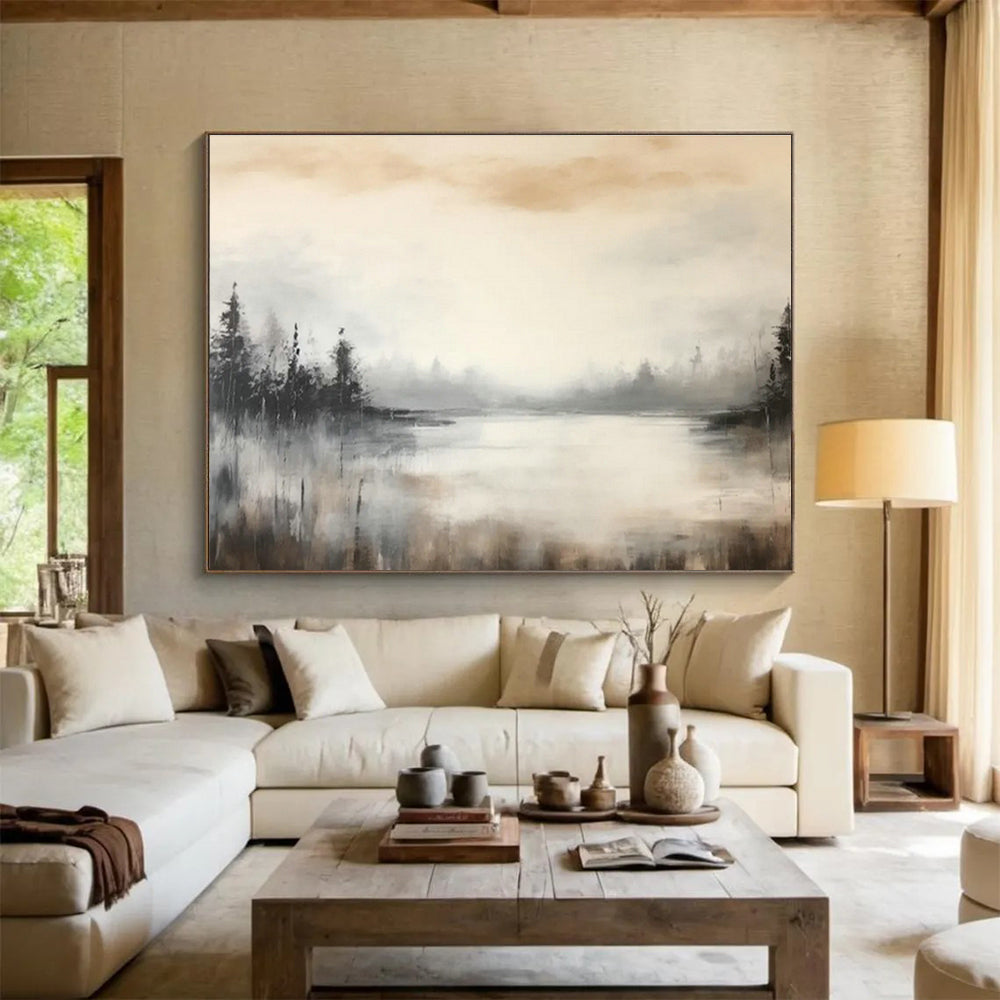 Custom-Made Giant Abstract Hand Painting for Pet Store DLZ2713