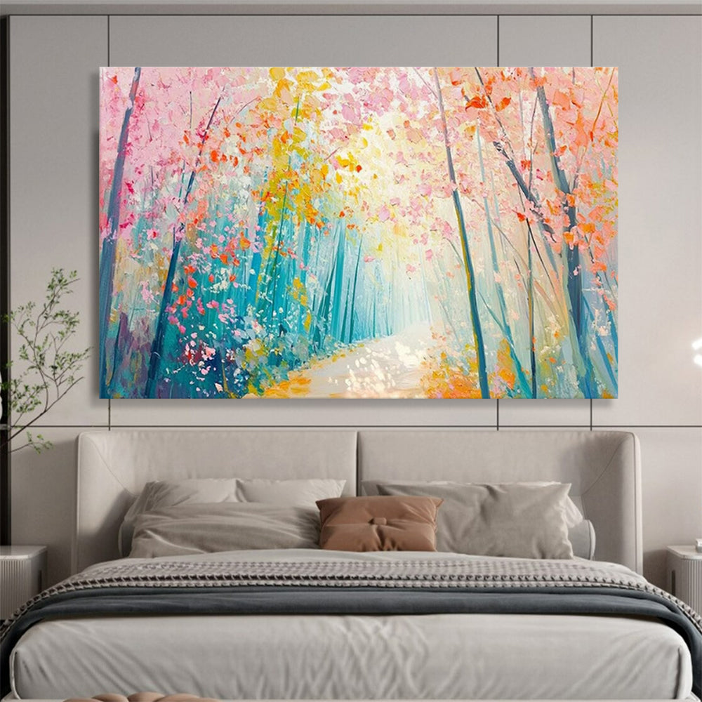 Oversized Custom Hand-Painted Abstract Art for Antarctic Marine Bacterial Biofilm Formation and Function Research Base DLZ3198