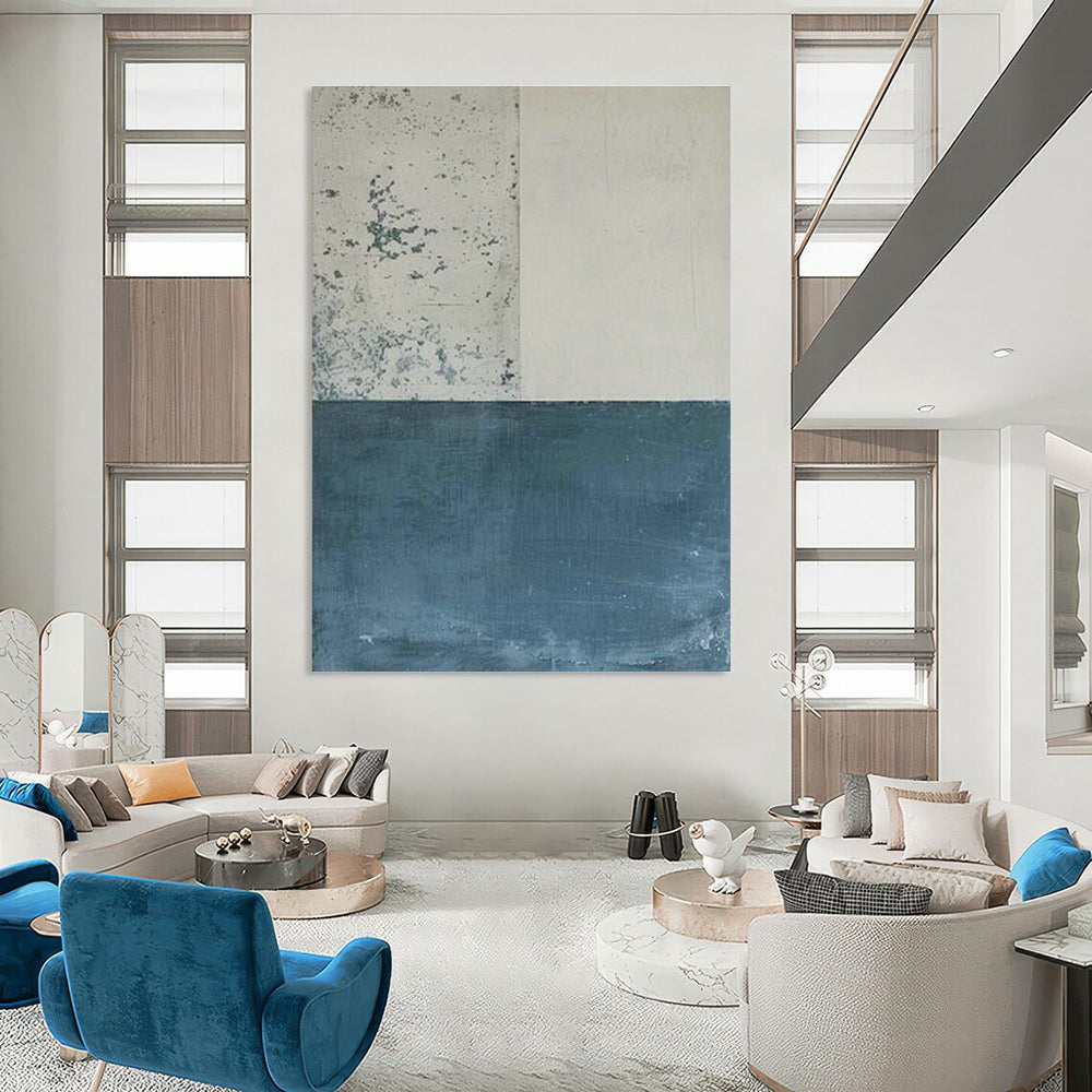 Large-Scale Custom Hand-Painted Abstract Canvas - Whimsical Delight for Children’s Storytelling Rooms  DLZ0230