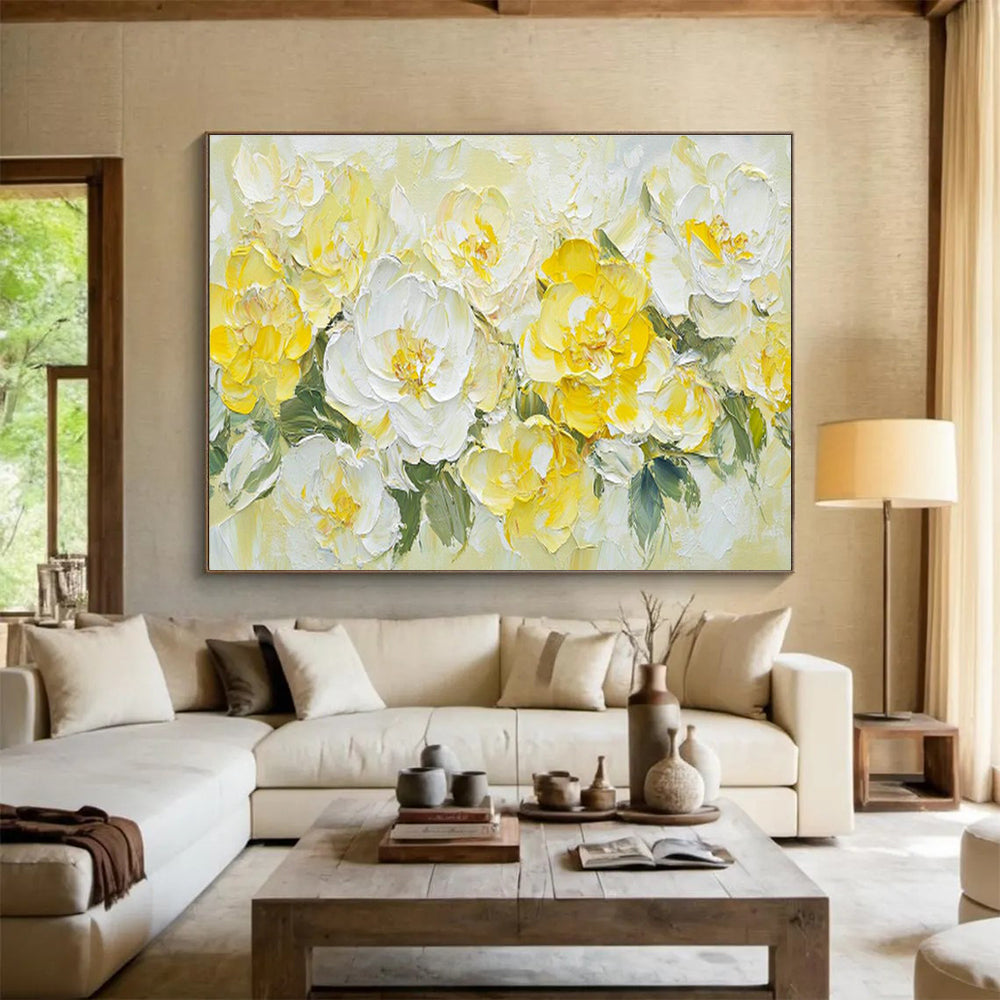 Oversized Custom Abstract Hand Painting for Offshore Ocean Current Energy Research Station DLZ3080