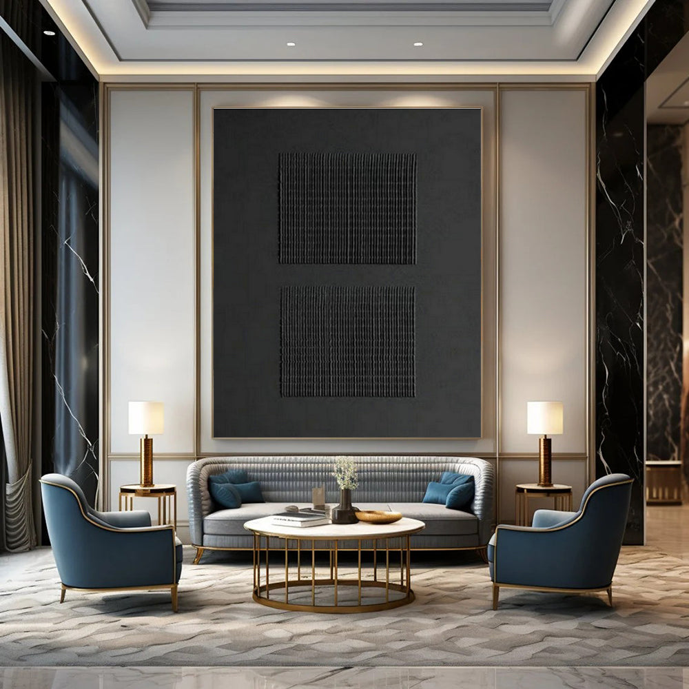 Striking Custom Hand-Painted Abstract Painting - Mystical Allure for Occult Bookstores  DLZ0246
