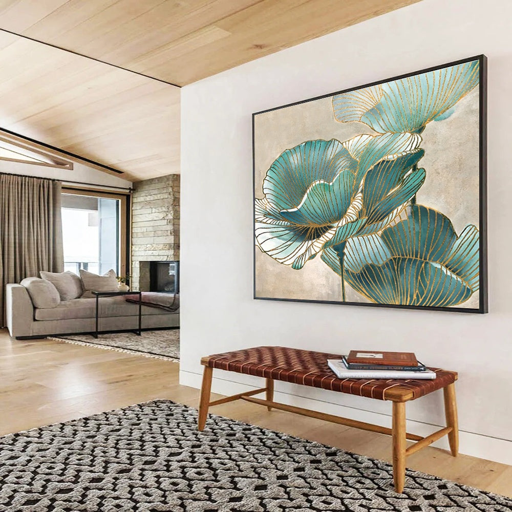 Oversized Custom Hand-Painted Abstract Art for Urban Gondola Terminal DLZ2812