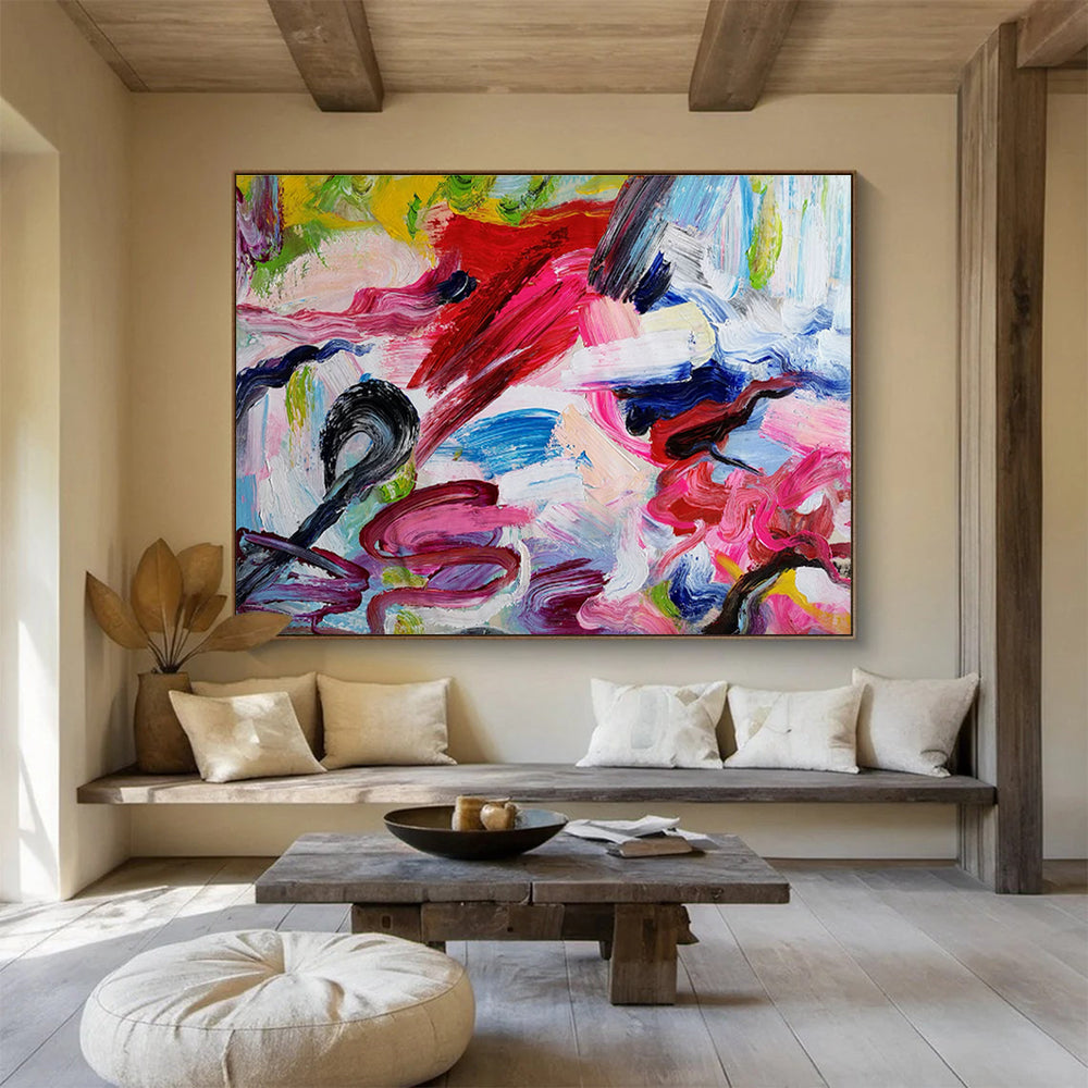 Customized Large Abstract Hand Painting for Studio DLZ2681