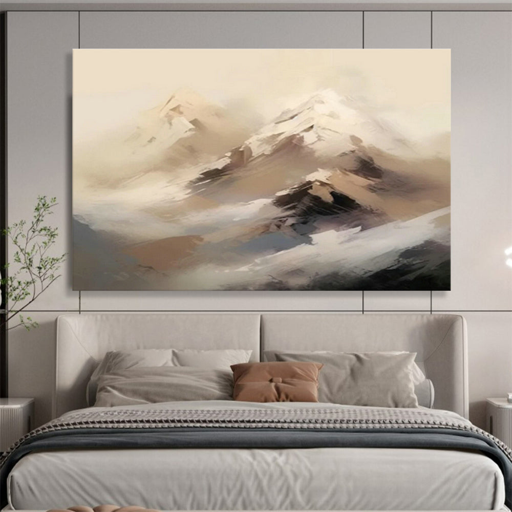 Custom Giant Abstract Hand Painting for Flower Shop DLZ2709