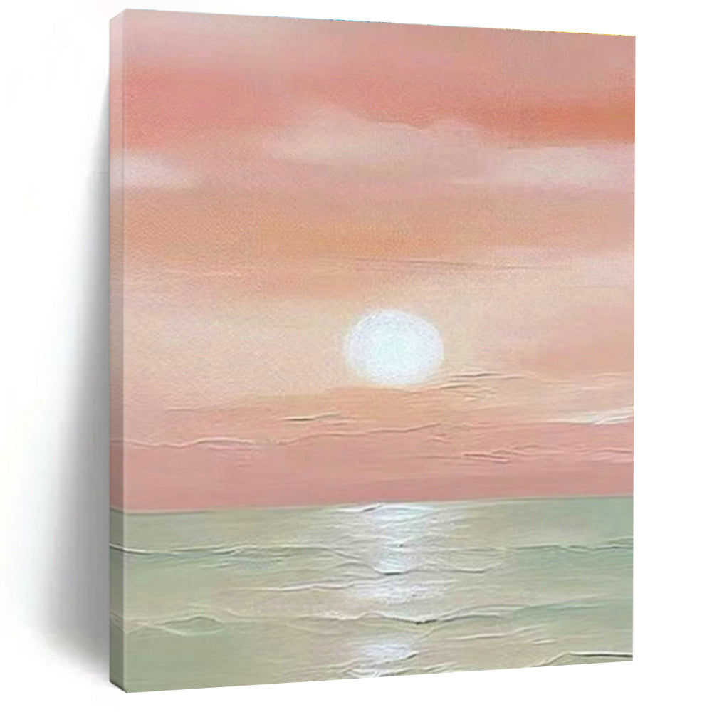 Grandiose Custom Hand-Painted Abstract Canvas - Elegant Grandeur for Royal Banquet Halls  DLZ0280