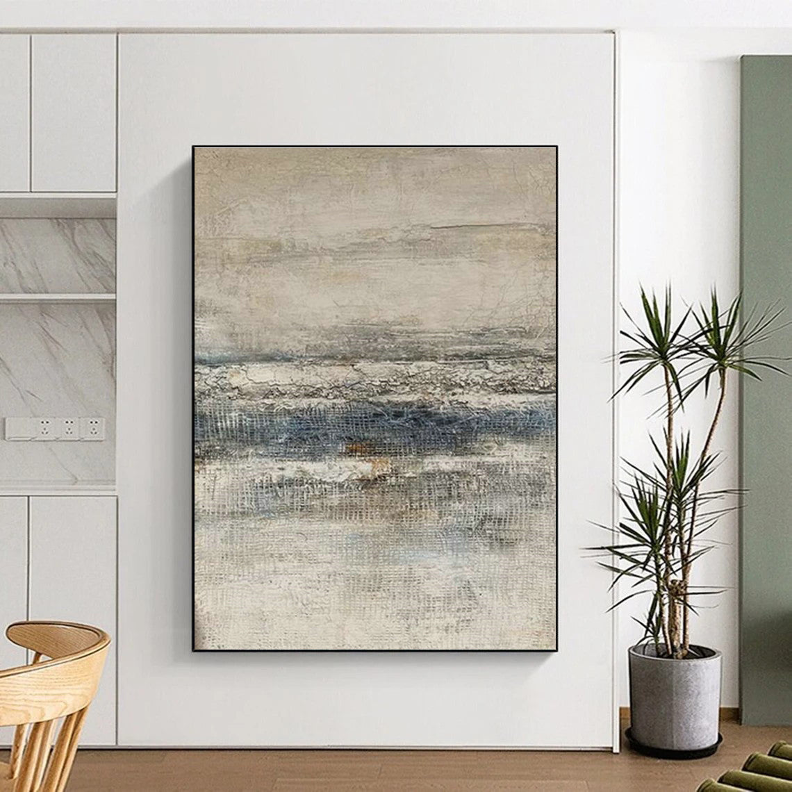 Sprawling Custom Hand-Painted Abstract Canvas - Dynamic Decor for E-Sports Arenas  DLZ0181