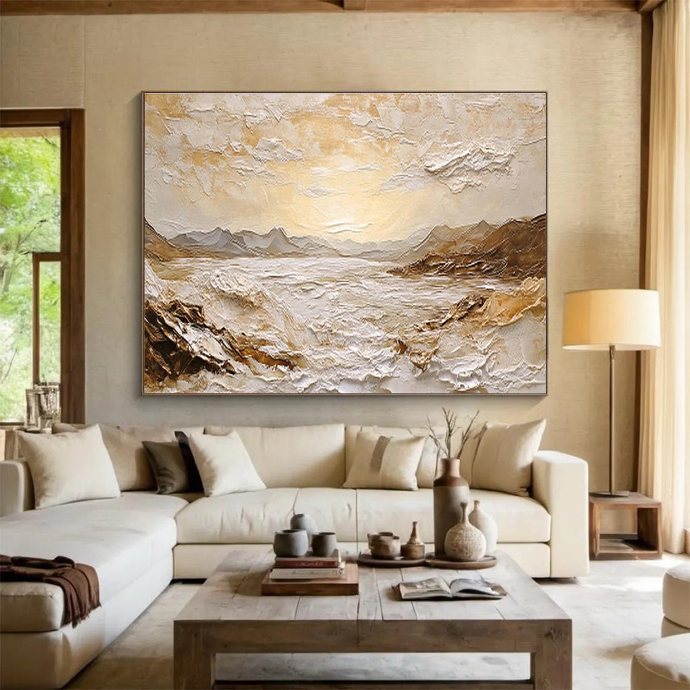 Large-Size Custom Hand-Painted Abstract Painting for Drone Delivery Fleet Operations Center DLZ2844