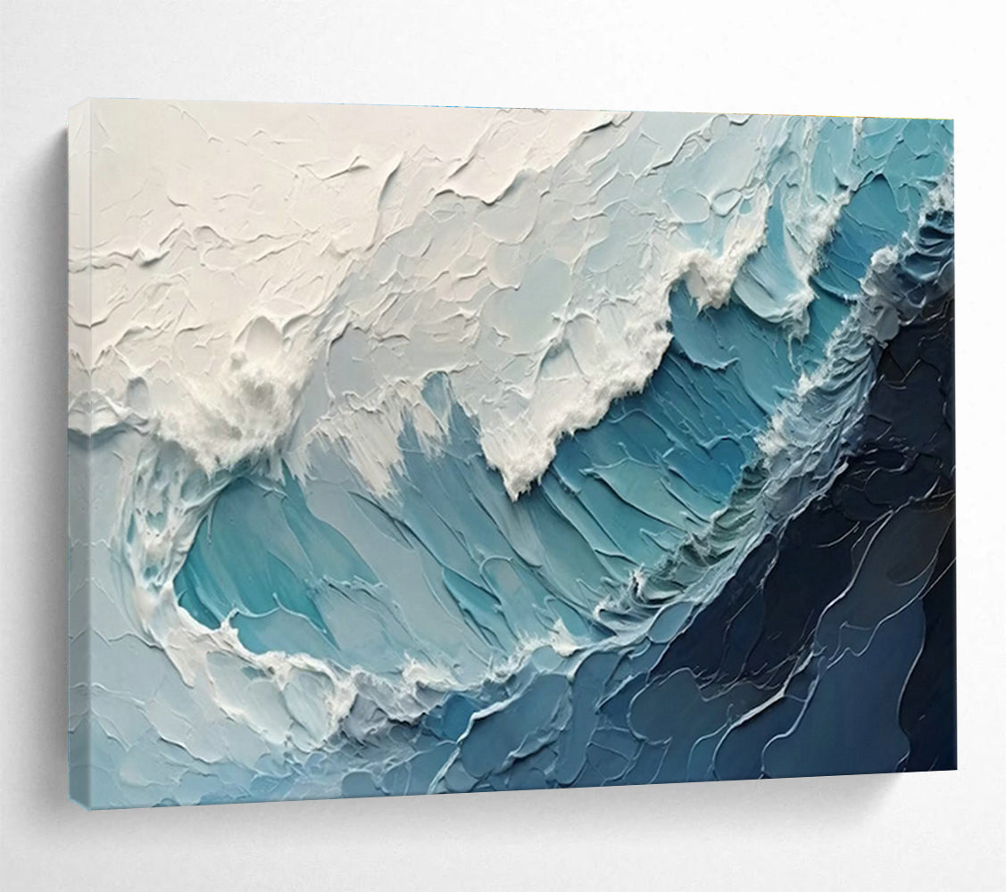 Extra Large Custom Hand-Painted Abstract Artwork for Conference Rooms DLZ3256