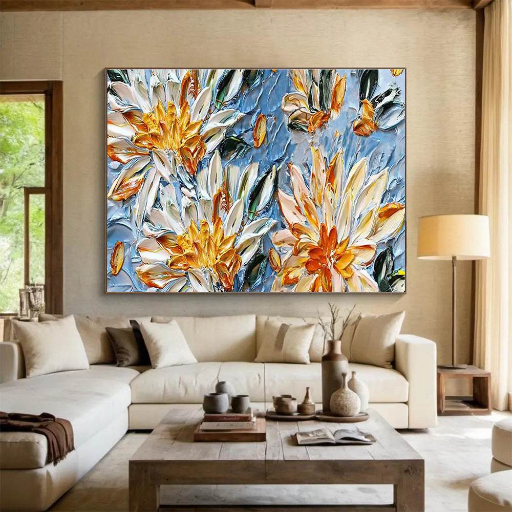 Giant Customizable Handmade Abstract Canvas for Rooftop Gardens DLZ3280