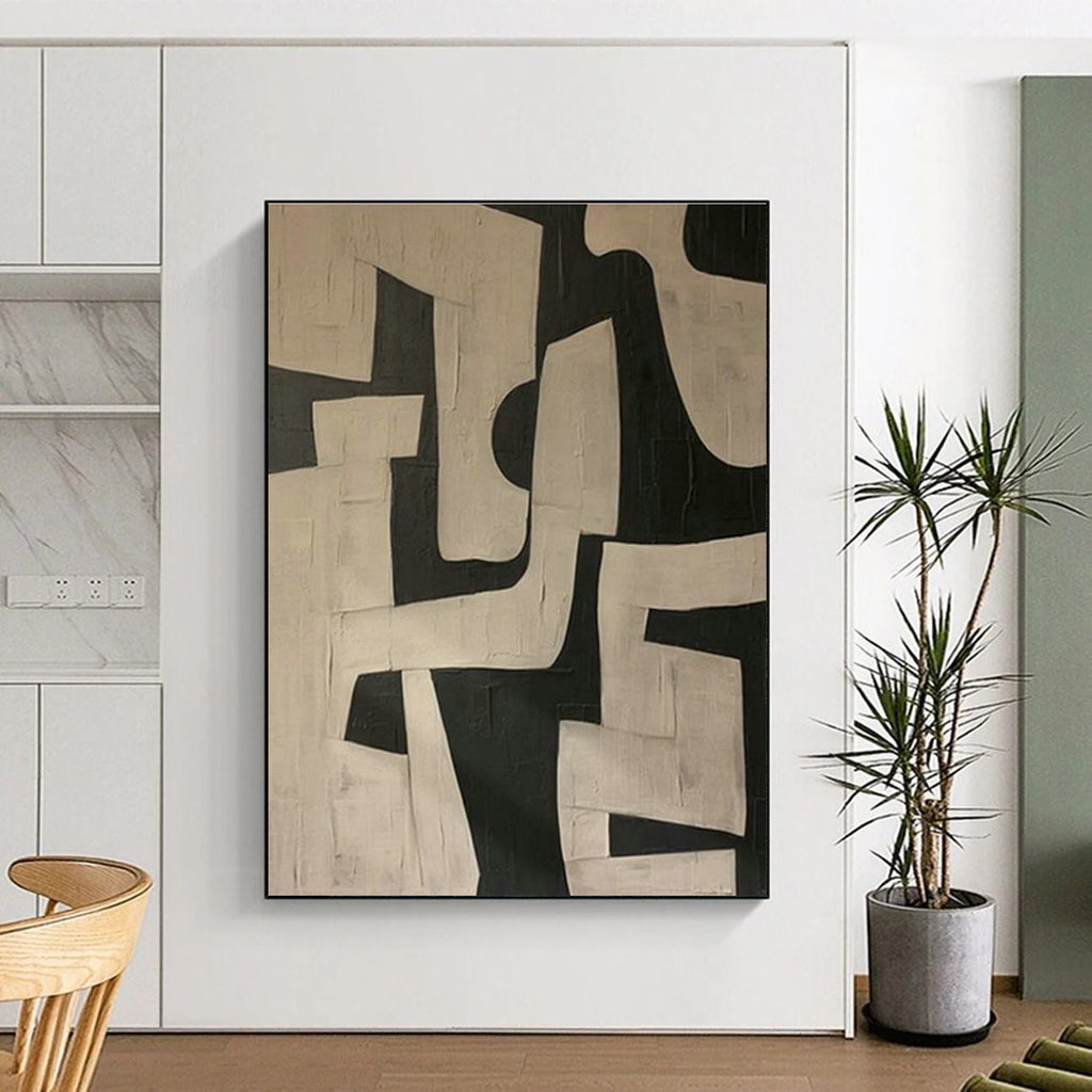 Enormous Custom Hand-Painted Abstract Painting - Engaging Decor for Model Train Exhibitions  DLZ0204