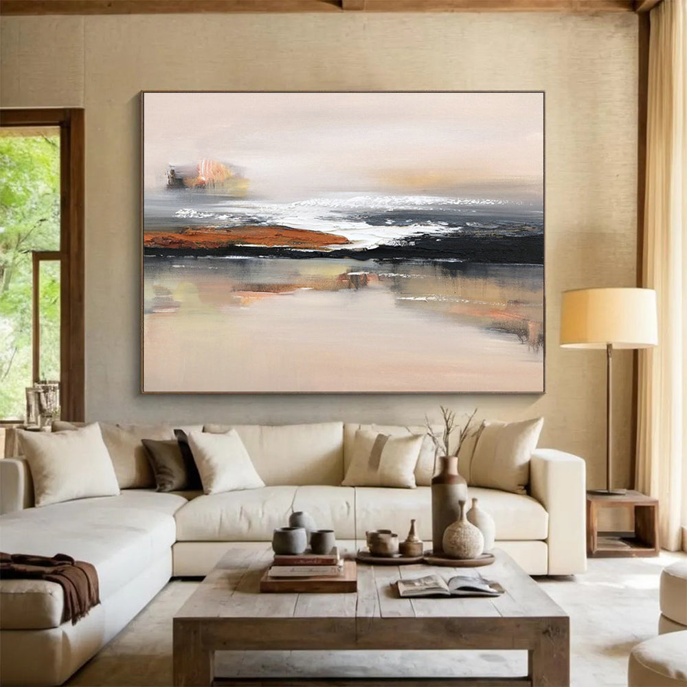 Huge Custom Handmade Abstract Painting for Community Art Galleries DLZ3298
