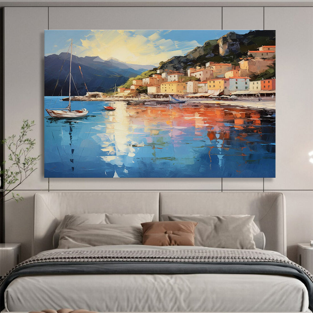 Big Customizable Handmade Abstract Painting for Spa Centers DLZ3261