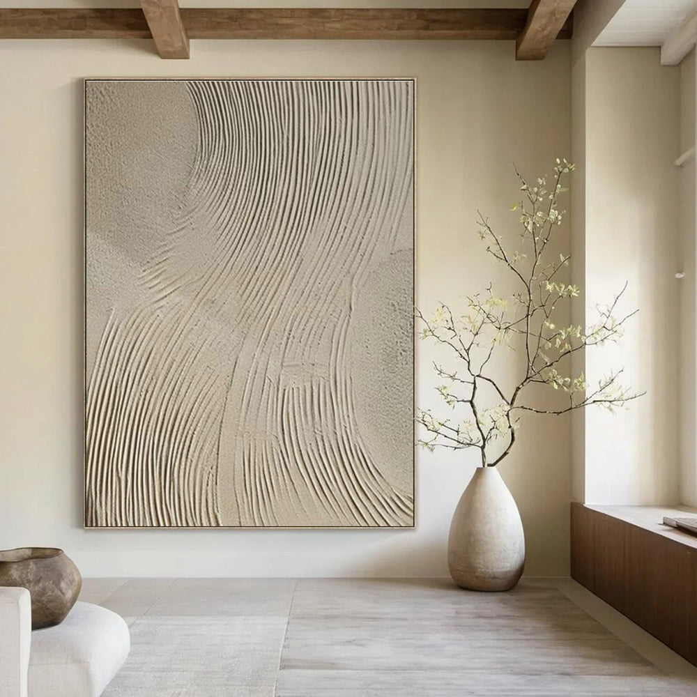 Grandiose Custom Hand-Painted Abstract Art - Regal Touch for Opera Houses’ Foyers  DLZ0193