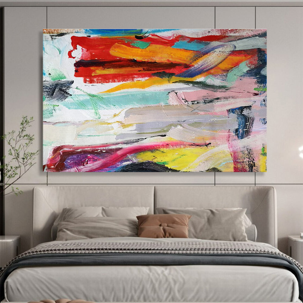 Customized Large Abstract Hand Painting for Museum DLZ2689