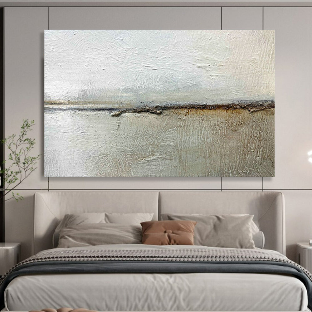 Oversized Custom Abstract Hand Painting for Offshore Tidal Stream Energy Converter Deployment and Monitoring Center DLZ3138