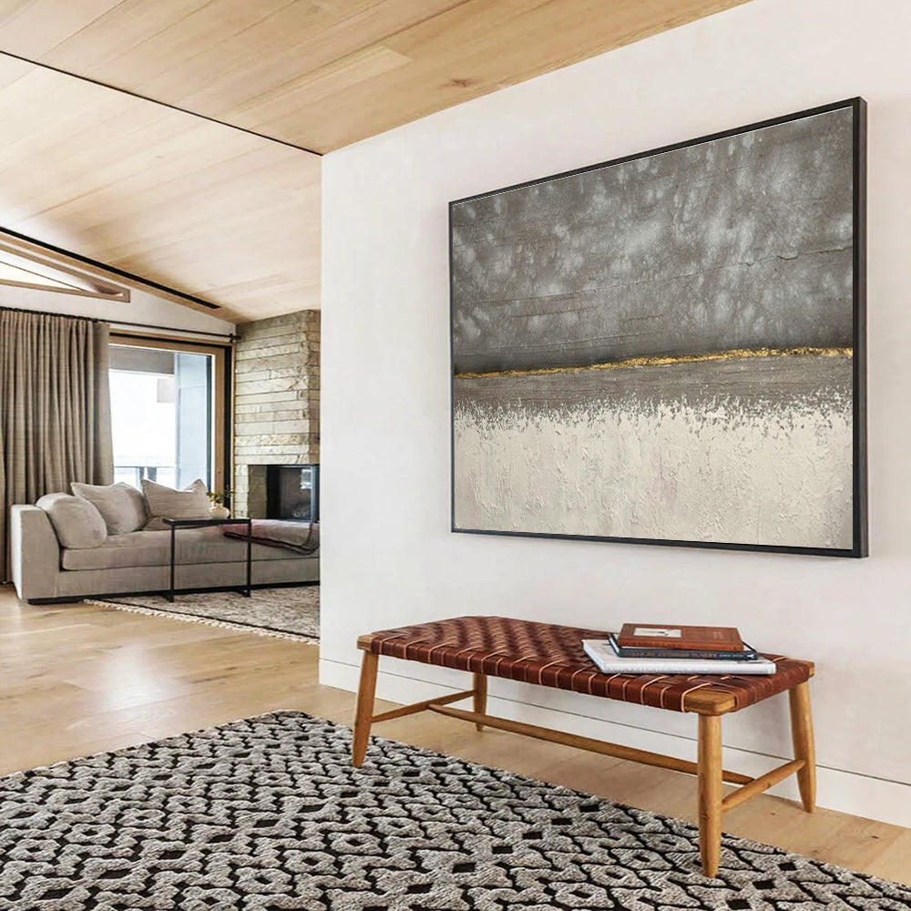 Custom-Made Climate Dome Large Abstract Hand Painting DLZ2556