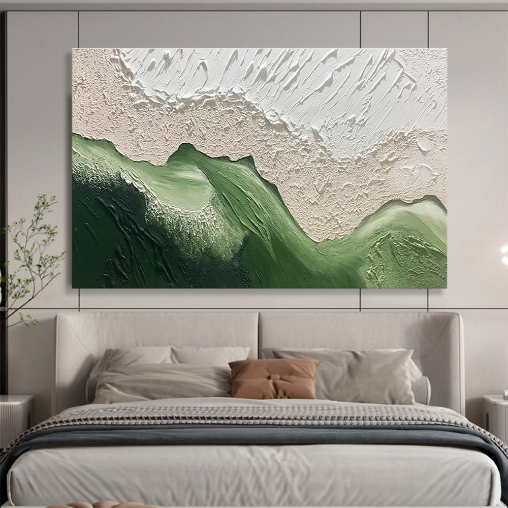 Big Custom Hand-Painted Abstract Canvas for Hotel Lobbies DLZ3258