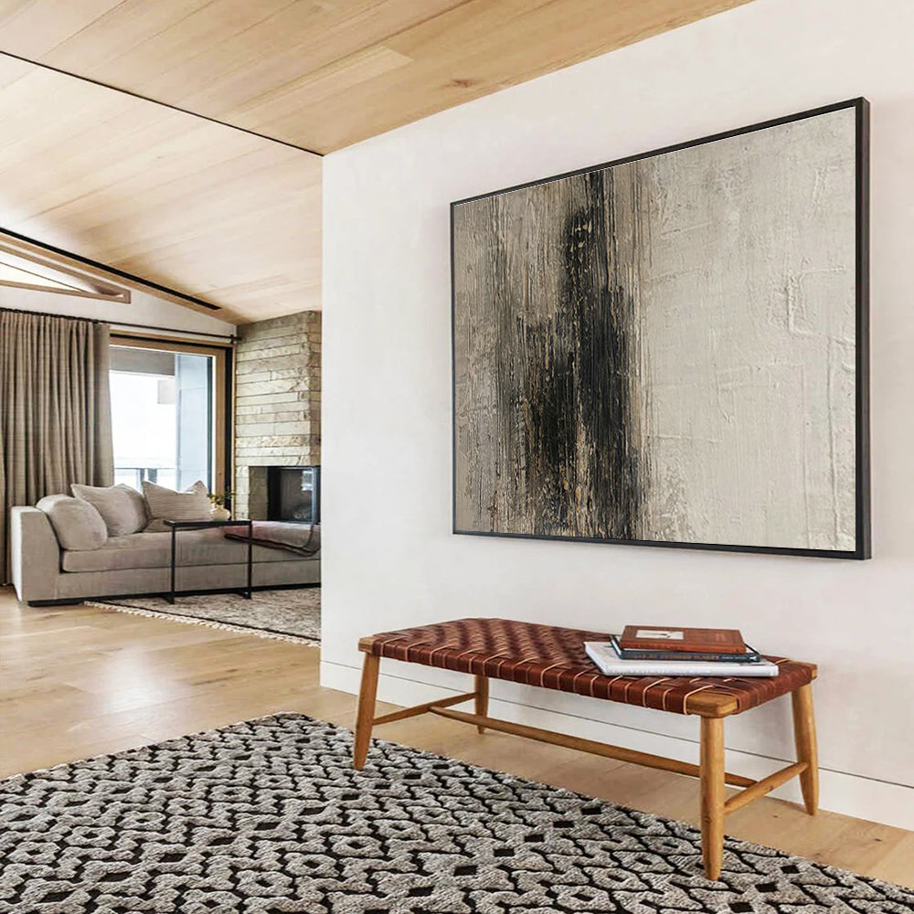 Tailored Museum-Grade Giant Abstract Hand Painting