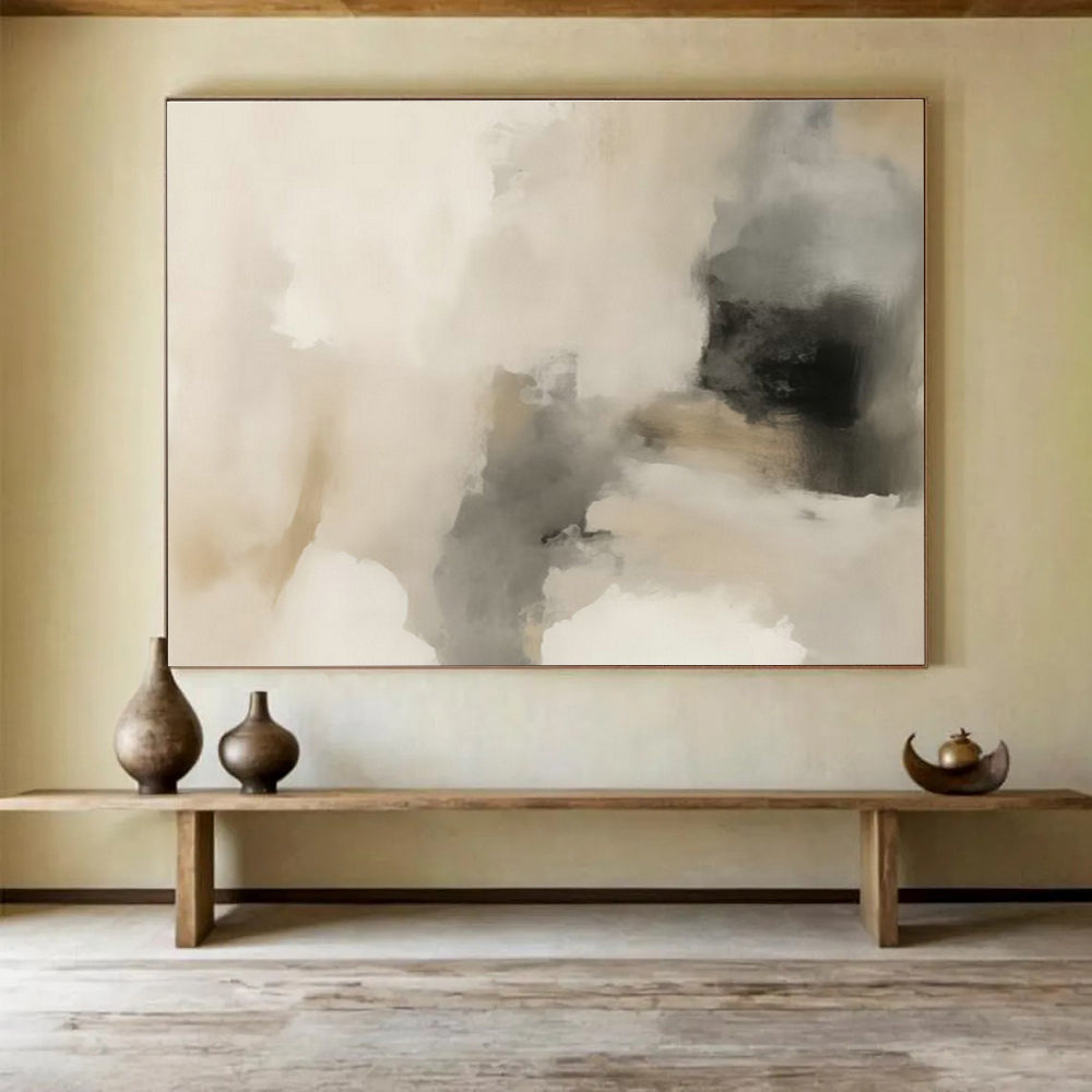 Bespoke Vertical Vertical Urban Beekeeping Tower Oversized Abstract Hand-Painted Mural DLZ2623