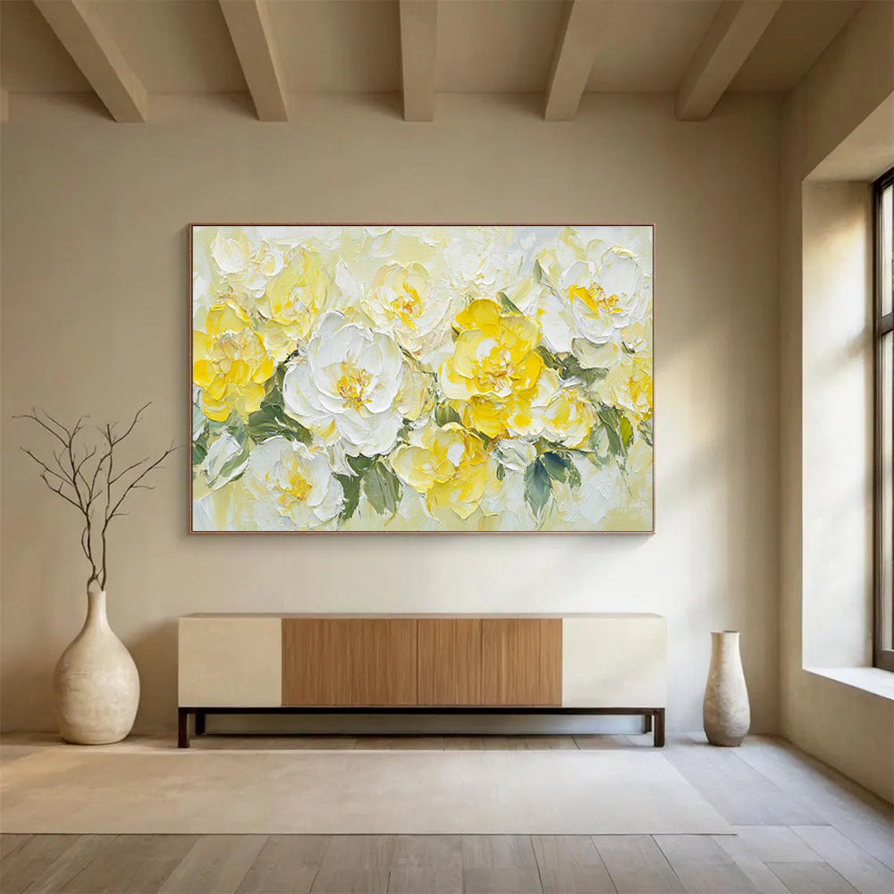 Oversized Custom Abstract Hand Painting for Offshore Ocean Current Energy Research Station DLZ3080
