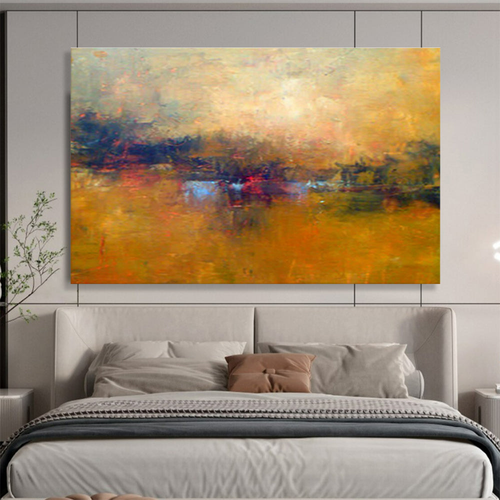Custom Giant Abstract Hand Painting for Mental Health Counseling Center DLZ2783
