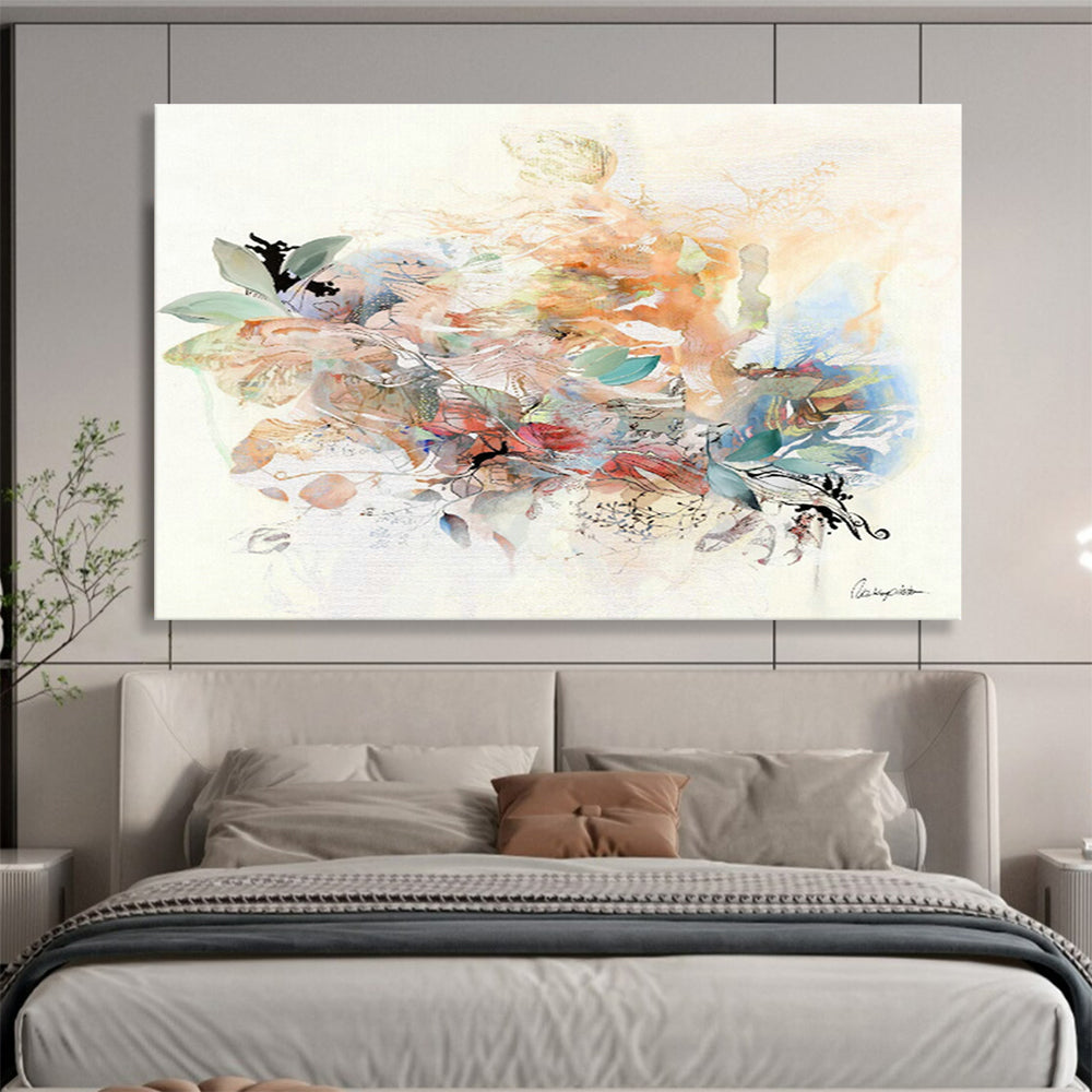 Large-Size Custom Abstract Hand Painting for Island Resort Dive Center DLZ2916