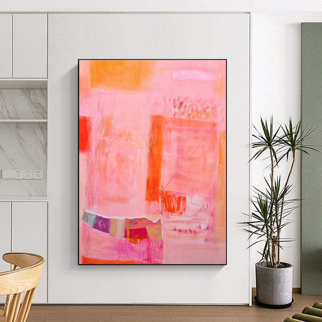 Grand Custom Hand-Painted Abstract Painting - Regal Atmosphere for Royal Palaces  DLZ0177