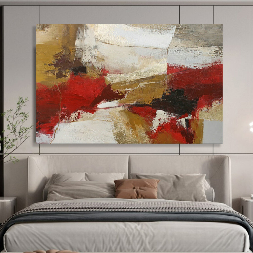 Large Custom Abstract Hand-Painted Art for E-learning Content Creation Center DLZ2890