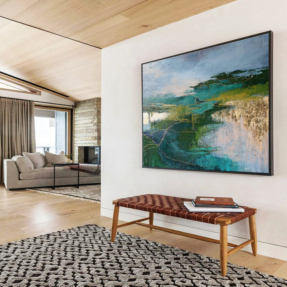 Bespoke Vineyard Oversized Hand-Painted Wall Art DLZ2511
