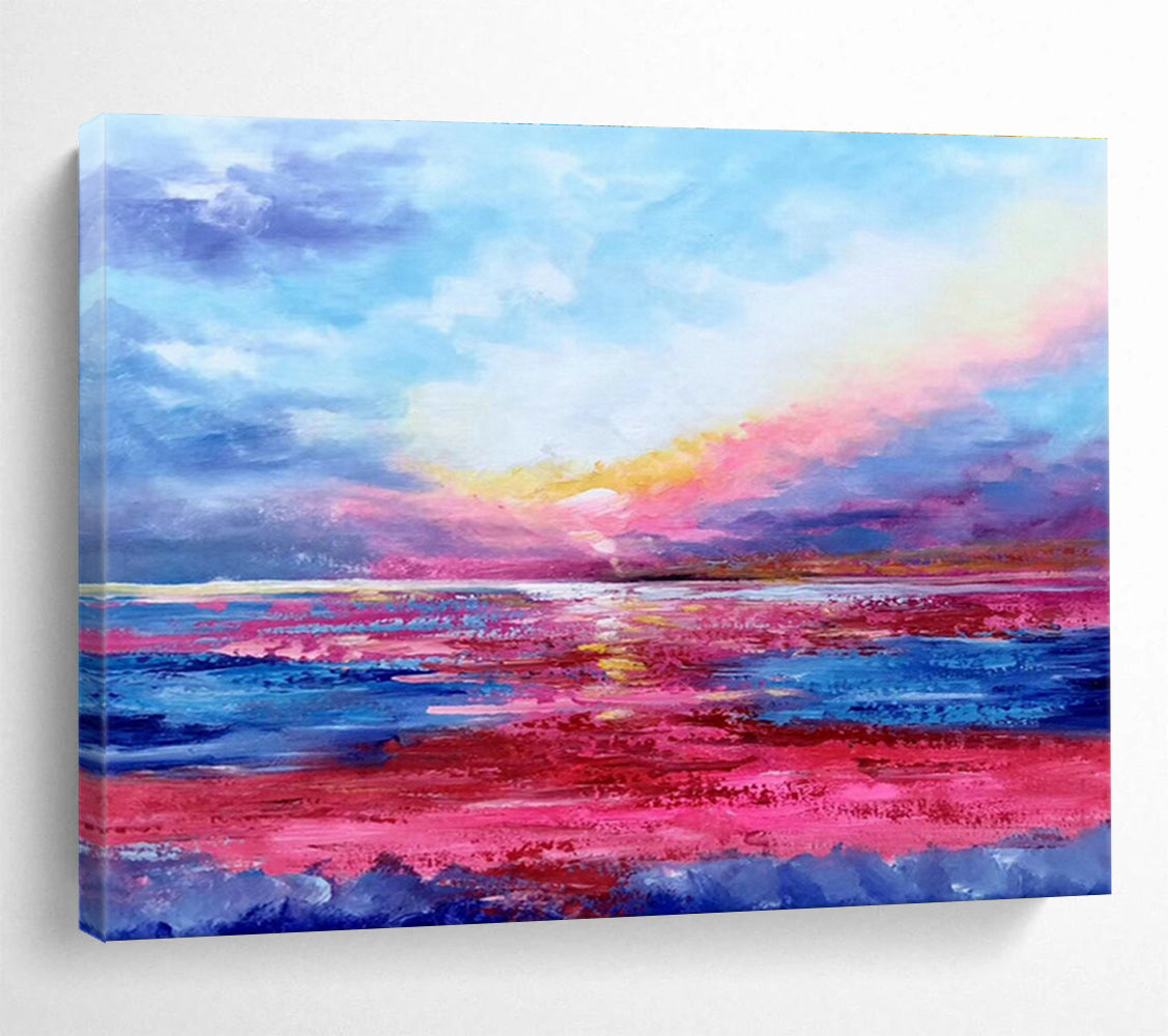 Tailored High-Altitude Weather Modification Drone Base Giant Abstract Hand Painting DLZ2671