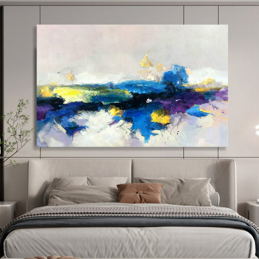 Customized Large Abstract Hand Painting for Canyonside Art Gallery DLZ2915