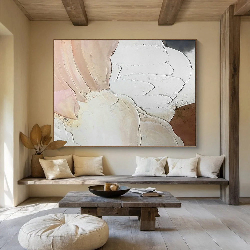 Custom-Made Autonomous Shipyard Large Abstract Hand Painting DLZ2568