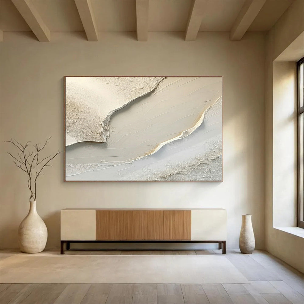 Reclaimed Wood Custom Hand-Painted Abstract Art for Eco-Friendly Spaces and Green Offices