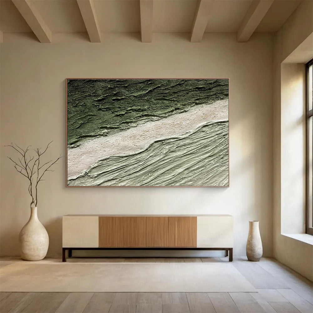 Custom Oversized Abstract Painting - Hand-Painted Acrylic Wall Art for Living Room