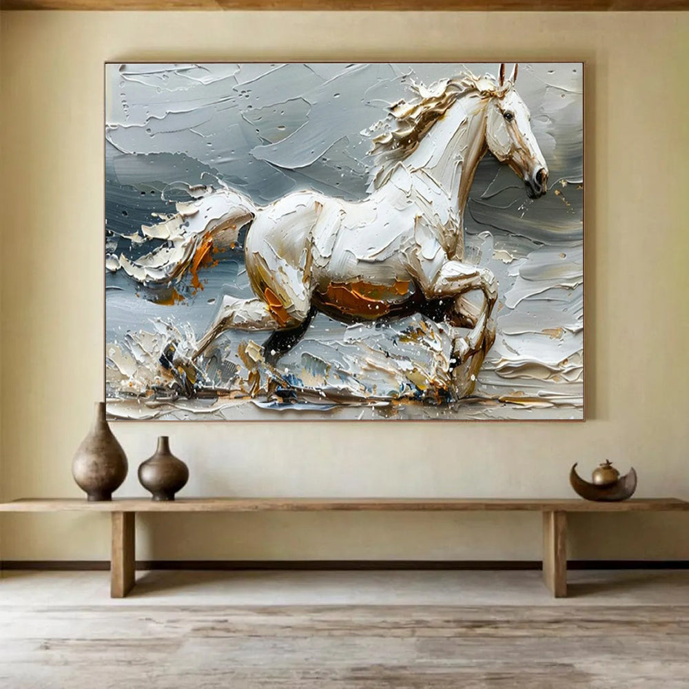 Large Custom Abstract Hand-Painted Art for Underwater Earthquake Fault Movement Monitoring Observatory DLZ3196