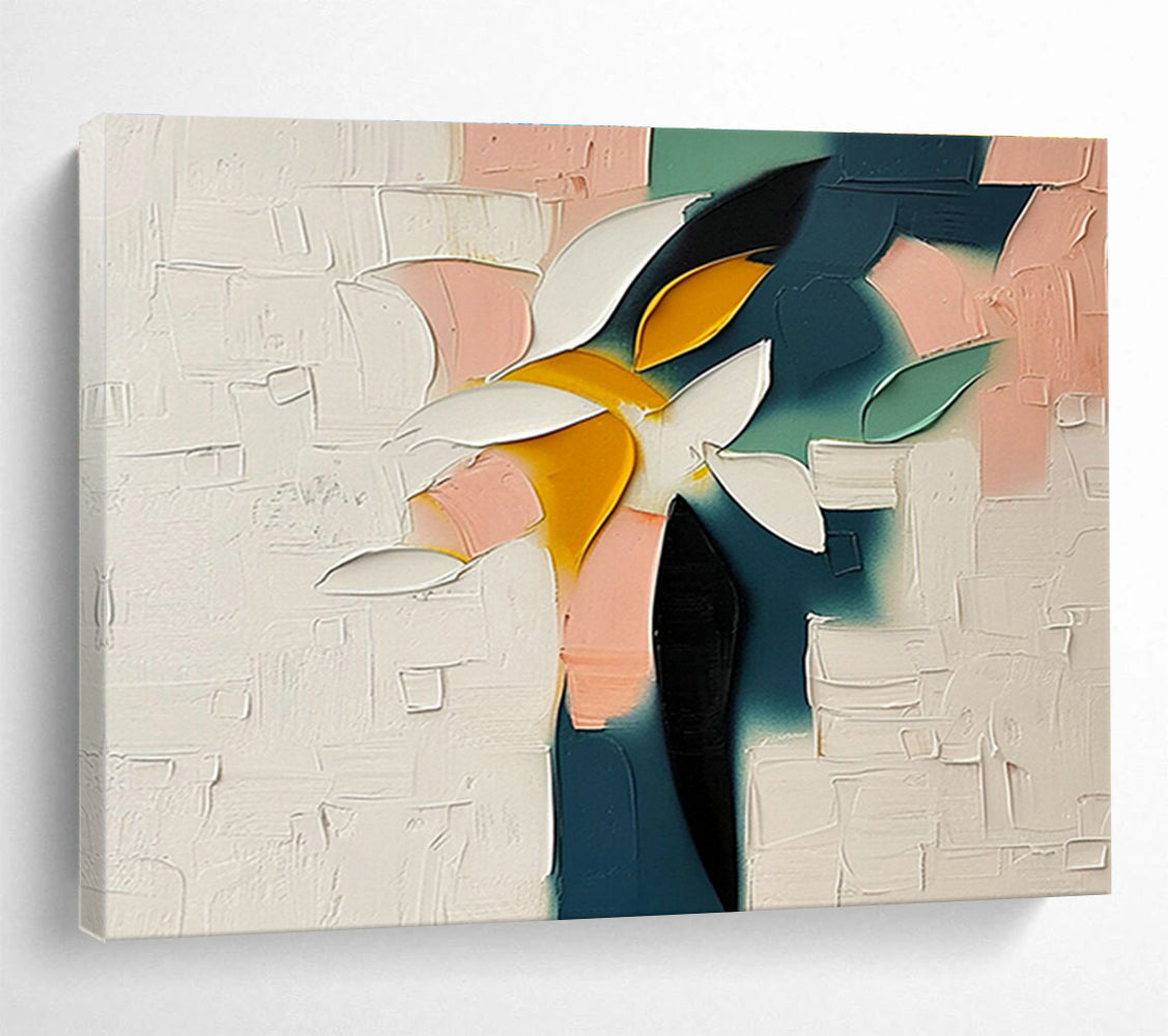 Large-Size Custom Abstract Hand Painting for Urban Rooftop Solar-Powered Desalination Plant DLZ3131