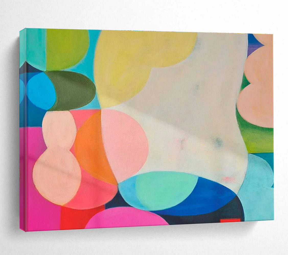 Holographic Foil Custom Hand-Painted Abstract for Retail Store Windows