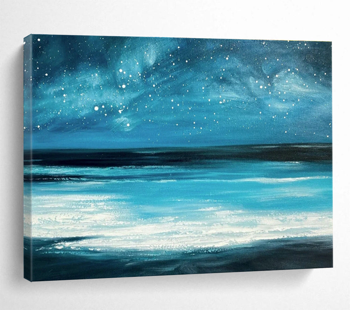 Customizable Wine Cellar Large Abstract Hand-Painted Art