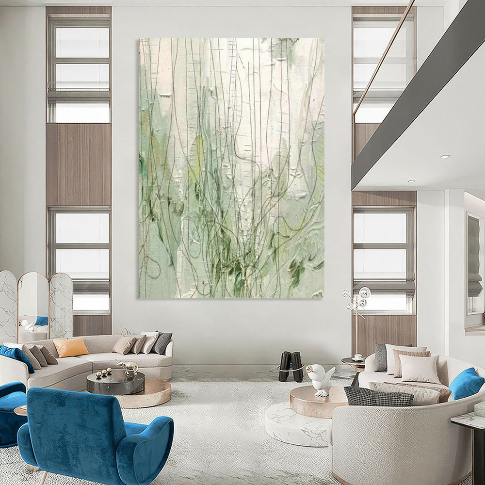 Gigantic Custom Hand-Painted Abstract Art - Galactic Odyssey for Space-Themed Bars  DLZ0317