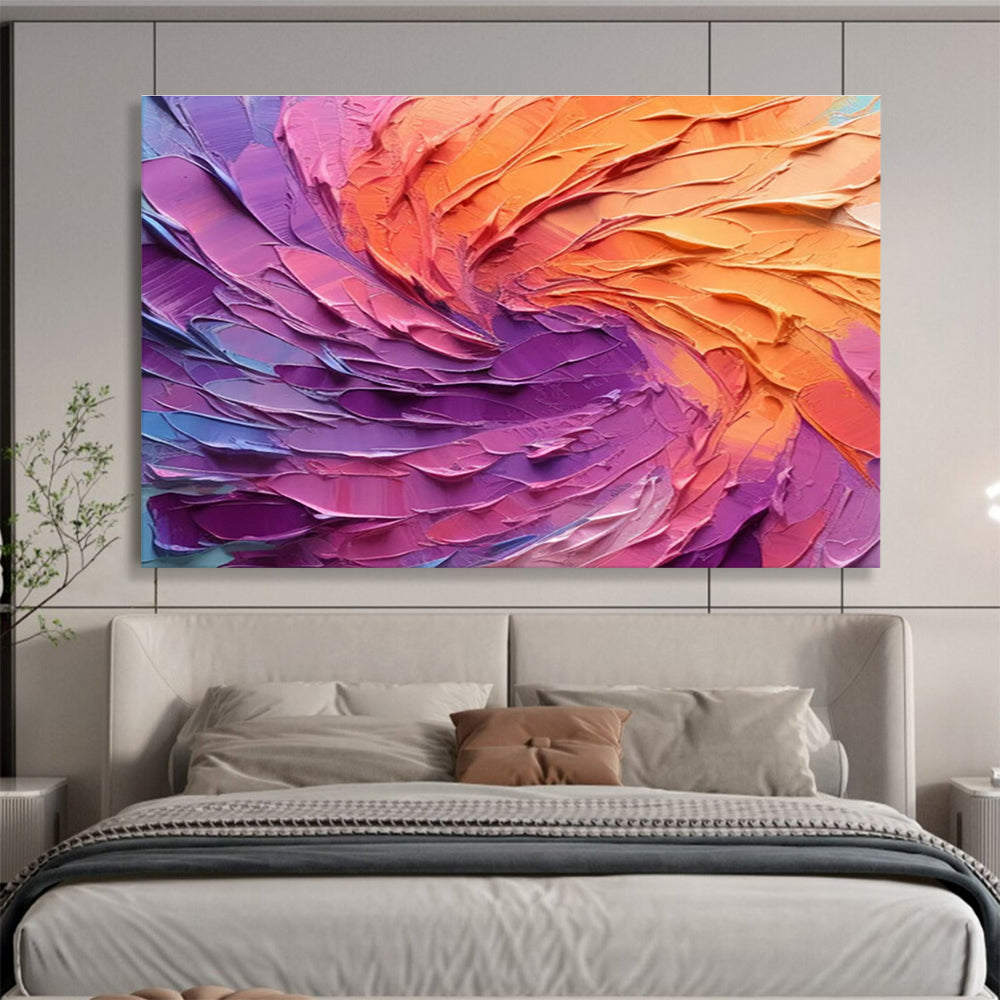 Large Custom Abstract Hand-Painted Art for Urban Vertical Farming Crop Nutrient Uptake Kinetics Research Institute DLZ3204