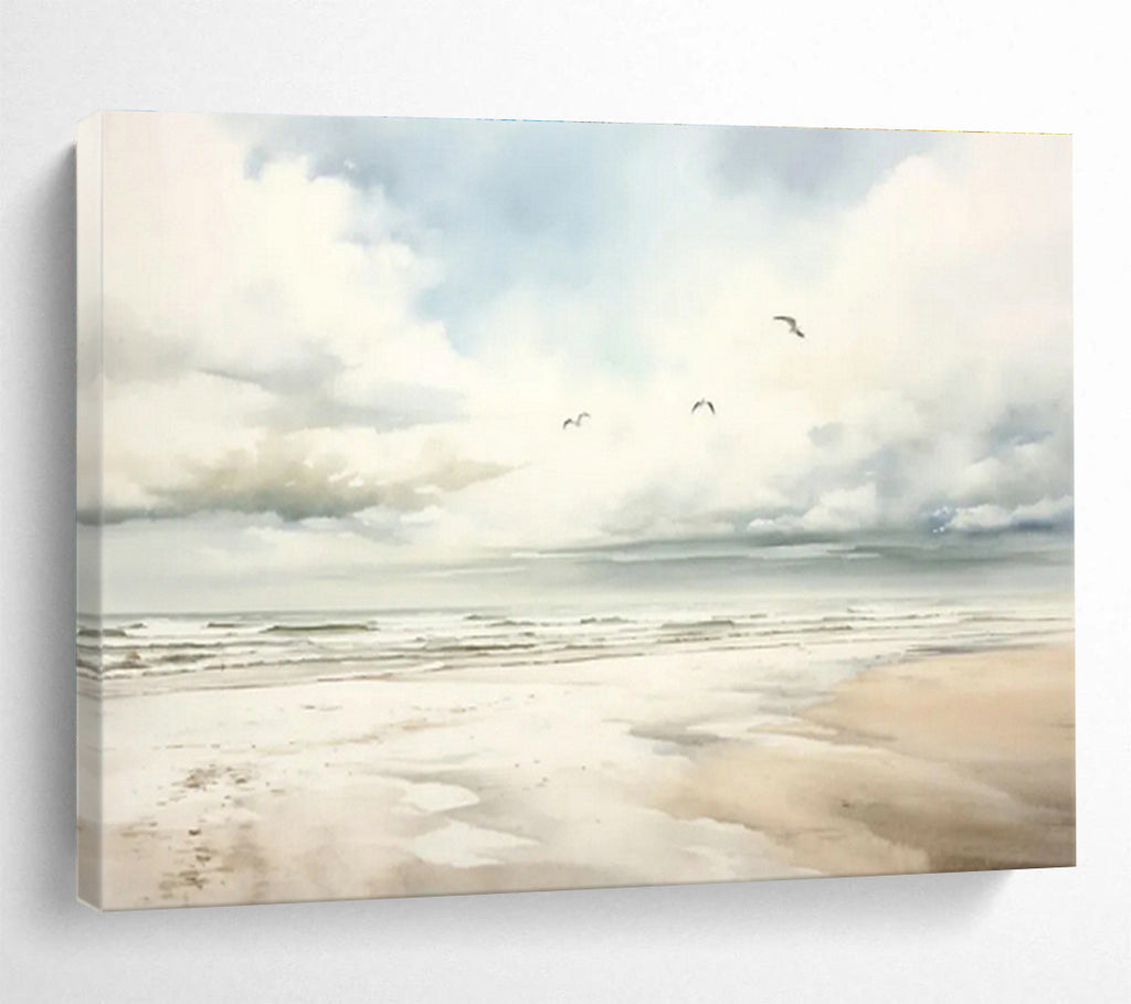 Large-Size Custom Hand-Painted Abstract Painting for Yoga Studio DLZ2704