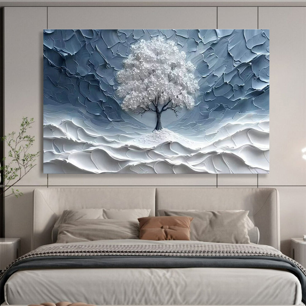 Custom Giant Abstract Hand Painting for Vertical Urban Farming Automated Plant Pollination System Development Lab DLZ3213