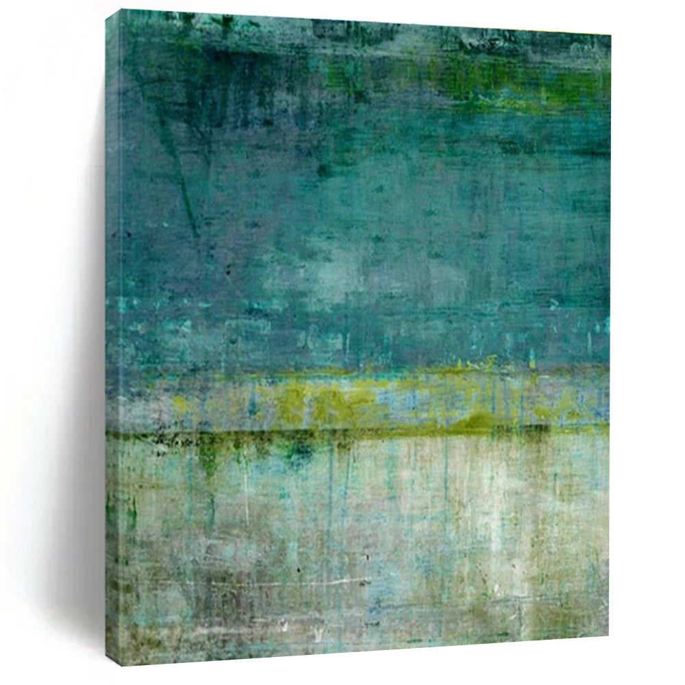 Vast Large Custom Hand-Painted Abstract Art - Literary Elegance for Jane Austen Themed Tea Rooms  DLZ0278