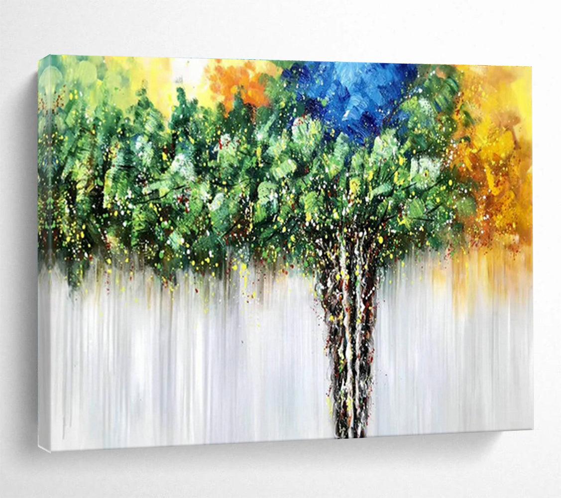 Custom-Made Gene Synthesis Lab Large Abstract Hand Painting DLZ2560